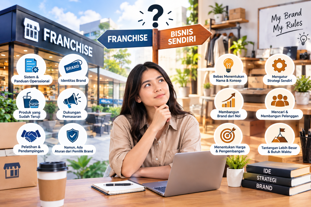 Franchise atau Bisnis Sendiri, Mana yang Lebih Cocok?