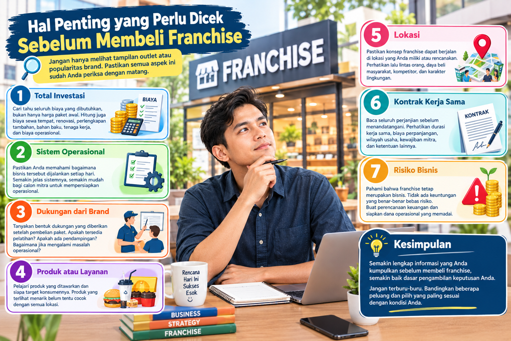 7 Hal yang Perlu Dicek Sebelum Membeli Franchise